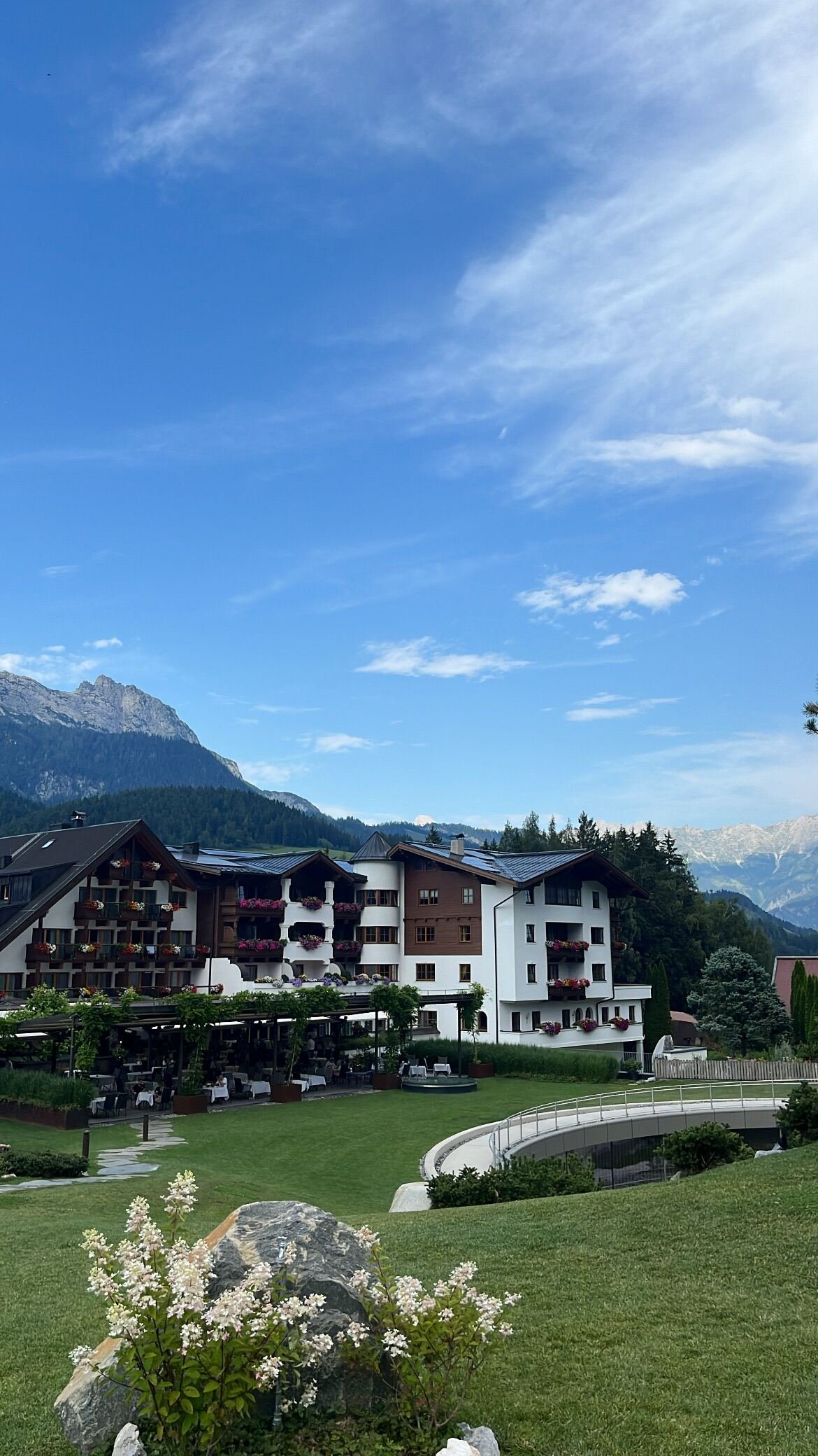 The house itself, flower boxes and all — Hotel Krallerhof