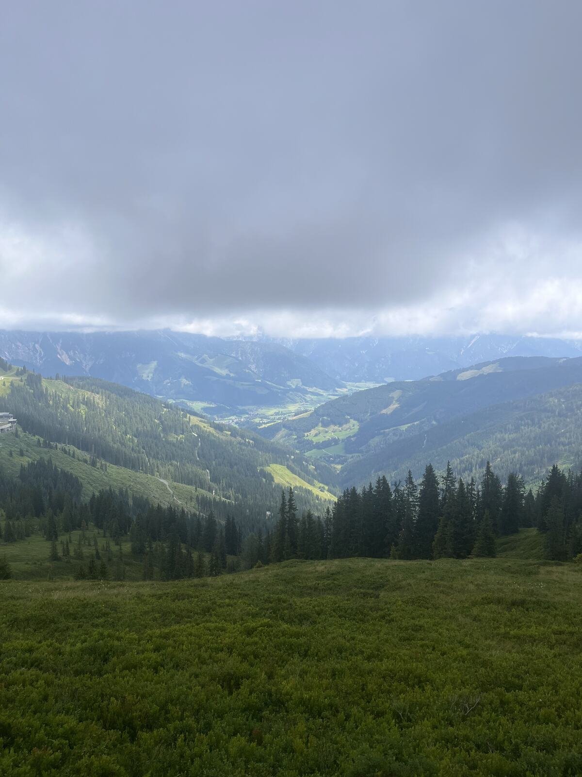 The valley on a morning when the cloud has not lifted — Hotel Krallerhof